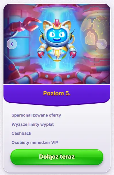 vip levels at robocat